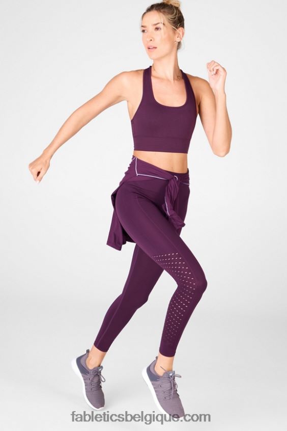 sweat à capuche Phoenix Run femmes Fabletics 404P0T2471 prune parfaite/violette