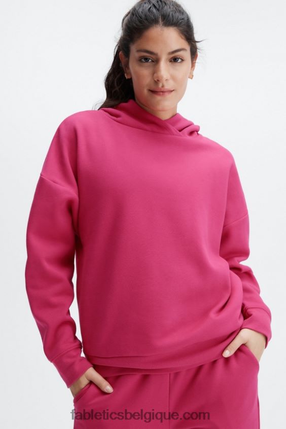sweat à capuche eco go-to pocket femmes Fabletics 404P0T2513 fuchsia foncé