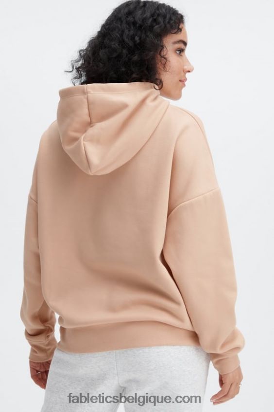sweat à capuche eco go-to pocket femmes Fabletics 404P0T2518 chêne