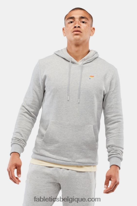 sweat à capuche fierté femmes Fabletics 404P0T2527 Brume grise bruyère
