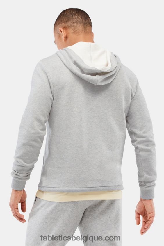 sweat à capuche fierté femmes Fabletics 404P0T2527 Brume grise bruyère