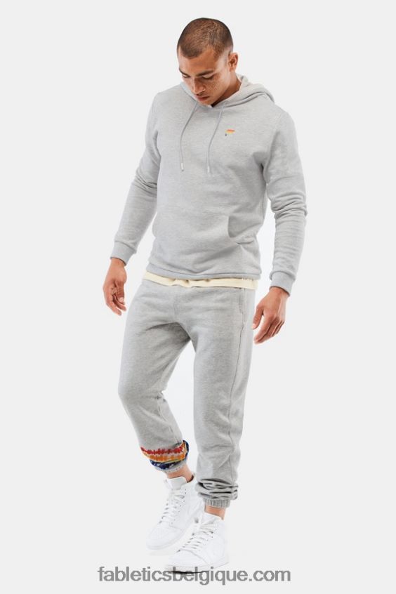 sweat à capuche fierté femmes Fabletics 404P0T2527 Brume grise bruyère