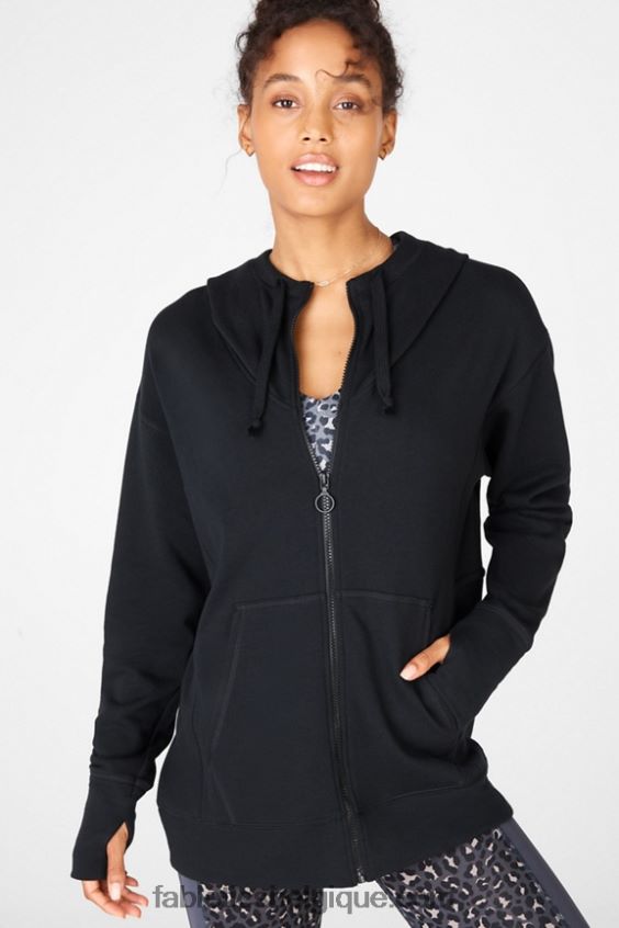 sweat à capuche oversize leah femmes Fabletics 404P0T2559 noir