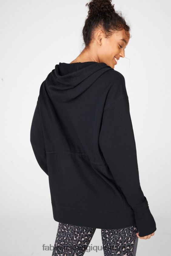 sweat à capuche oversize leah femmes Fabletics 404P0T2559 noir