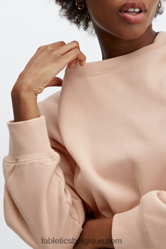 sweat ras du cou écologique femmes Fabletics 404P0T2476 chêne