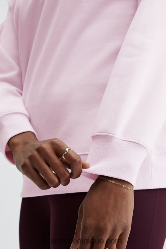 sweat ras du cou écologique femmes Fabletics 404P0T2477 lavande glacée