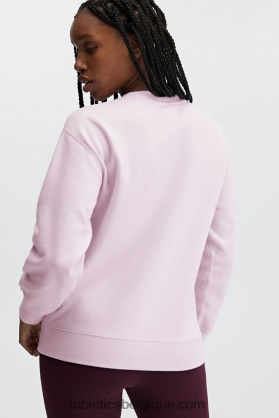 sweat ras du cou écologique femmes Fabletics 404P0T2477 lavande glacée