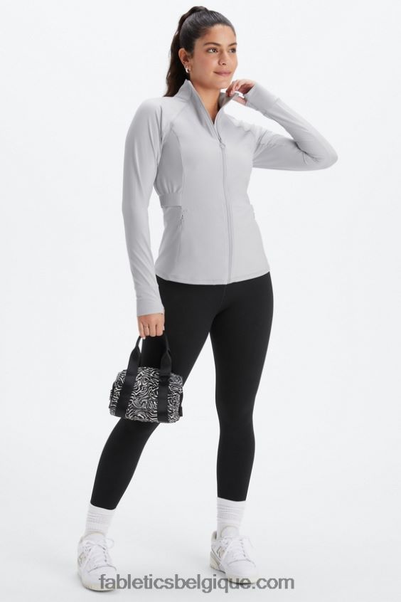veste de performance trinité femmes Fabletics 404P0T2571 gris minéral