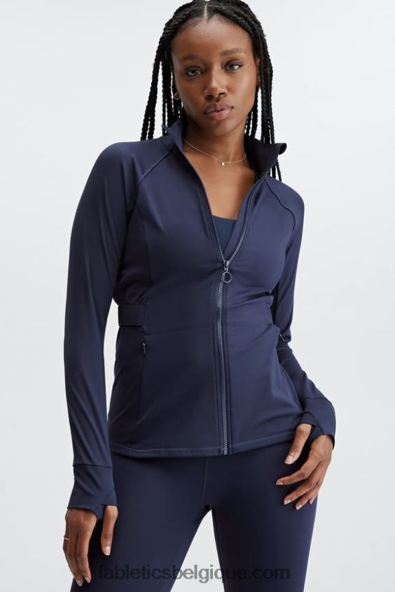 veste de performance trinité femmes Fabletics 404P0T2572 bleu marine profond