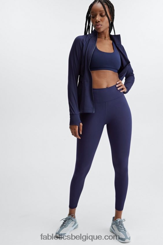 veste de performance trinité femmes Fabletics 404P0T2572 bleu marine profond
