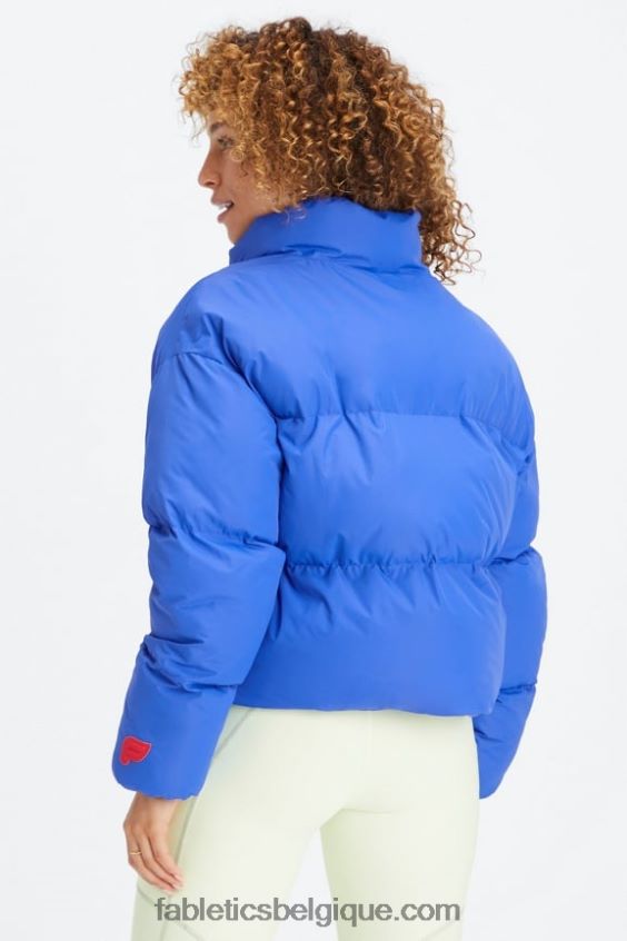 doudoune courte Wander femmes Fabletics 404P0T2775 logo piscina/cerisier électrique