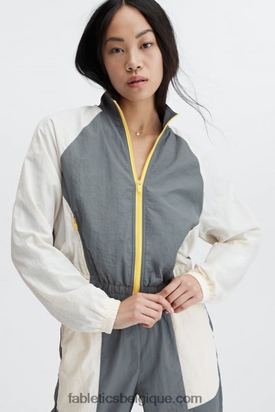 veste de survêtement alayia color block femmes Fabletics 404P0T2811 nuage d'orage multi