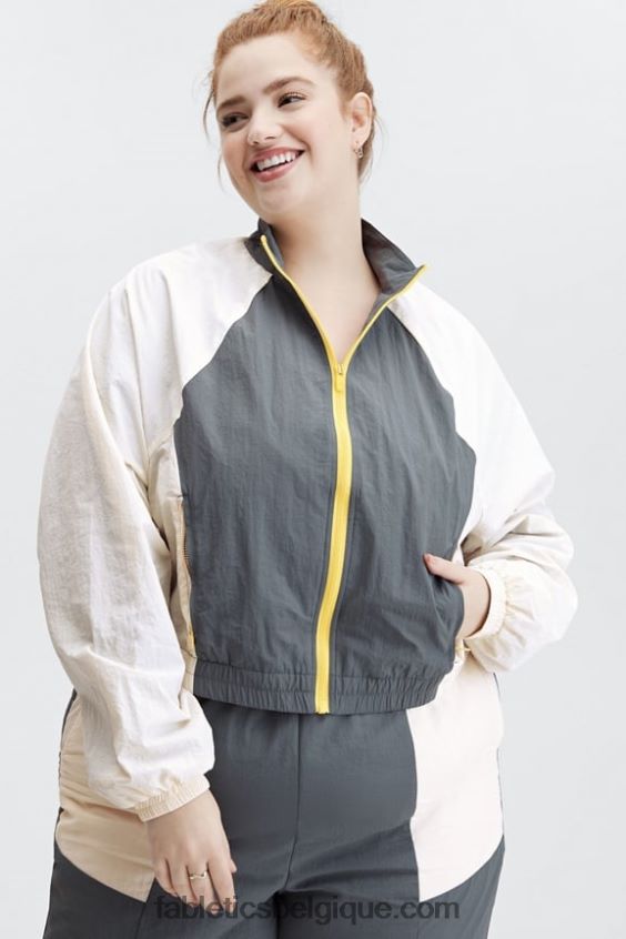 veste de survêtement alayia color block femmes Fabletics 404P0T2812 nuage d'orage multi