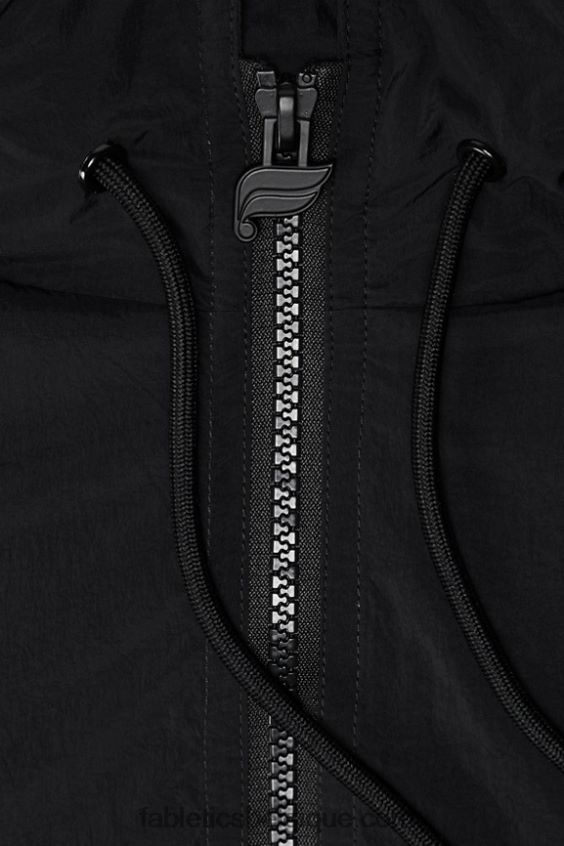 veste de survêtement en nylon femmes Fabletics 404P0T2750 noir
