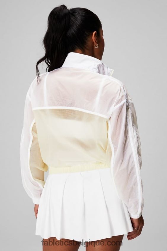 veste tissée payton femmes Fabletics 404P0T2754 blanc classique/crème/graphique