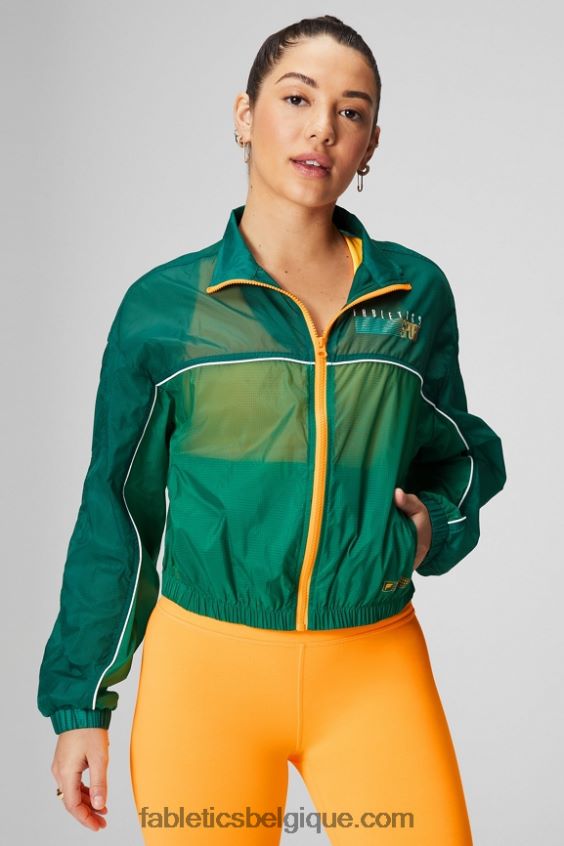 veste tissée payton femmes Fabletics 404P0T2757 cyprès profond/multi/ombre sport