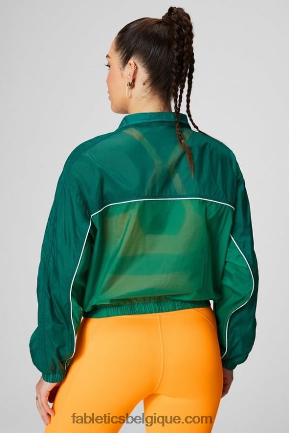 veste tissée payton femmes Fabletics 404P0T2757 cyprès profond/multi/ombre sport