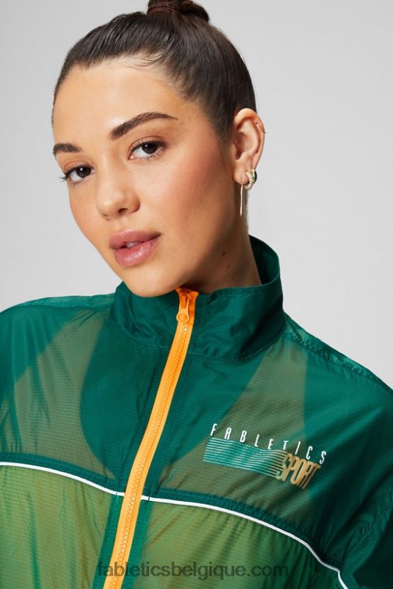 veste tissée payton femmes Fabletics 404P0T2757 cyprès profond/multi/ombre sport