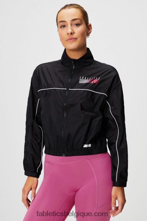 veste tissée payton femmes Fabletics 404P0T2758 sport noir/ombré