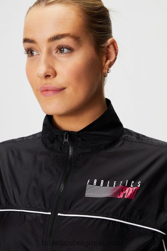 veste tissée payton femmes Fabletics 404P0T2758 sport noir/ombré