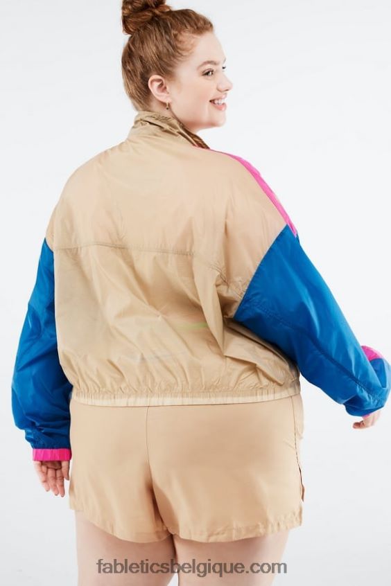 veste tissée payton femmes Fabletics 404P0T2760 cèdre/multicolore