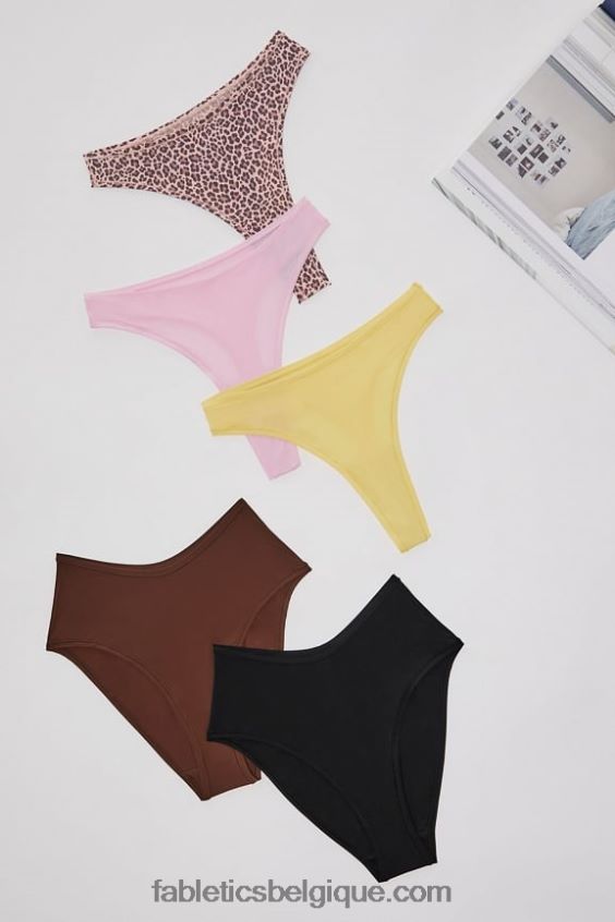 paquet lisse de 5 pièces femmes Fabletics 404P0T2885 lueur fille