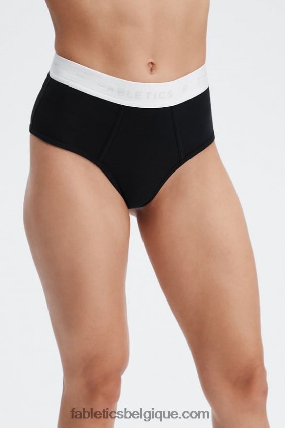 Culotte taille haute 24-7 femmes Fabletics 404P0T2864 noir