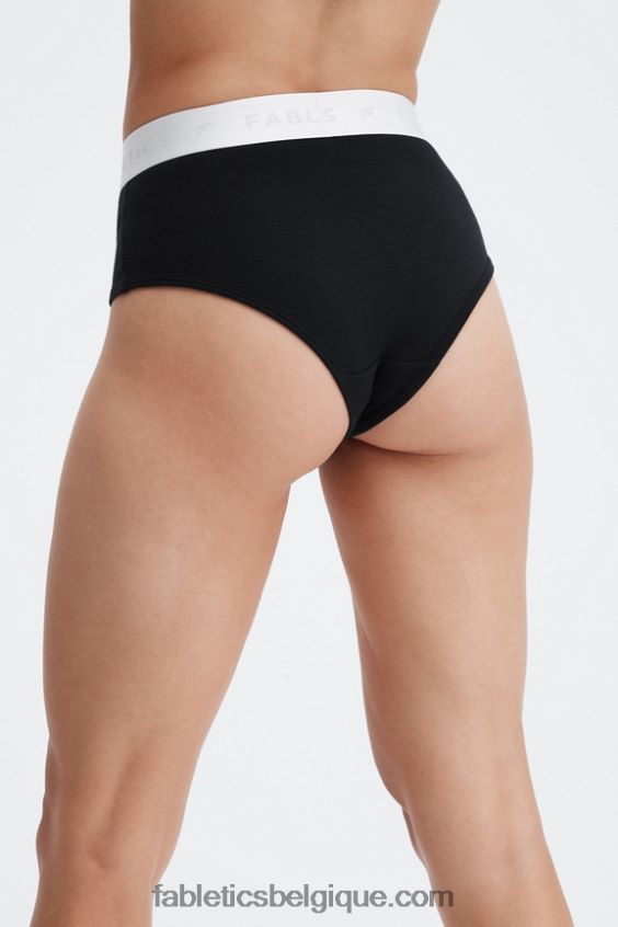 Culotte taille haute 24-7 femmes Fabletics 404P0T2864 noir