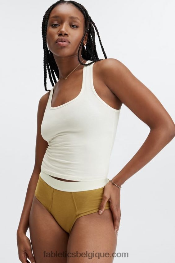 Culotte taille haute 24-7 femmes Fabletics 404P0T2867 bronze foncé