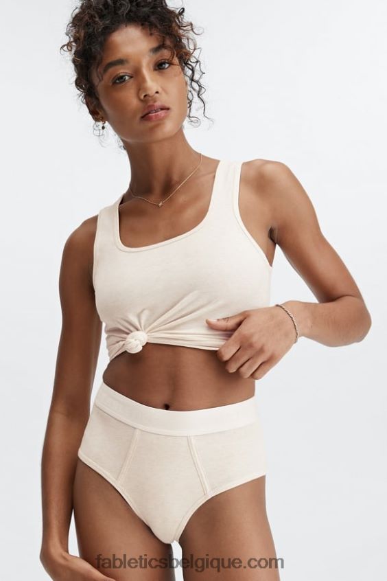 Culotte taille haute 24-7 femmes Fabletics 404P0T2868 bruyère de tapioca