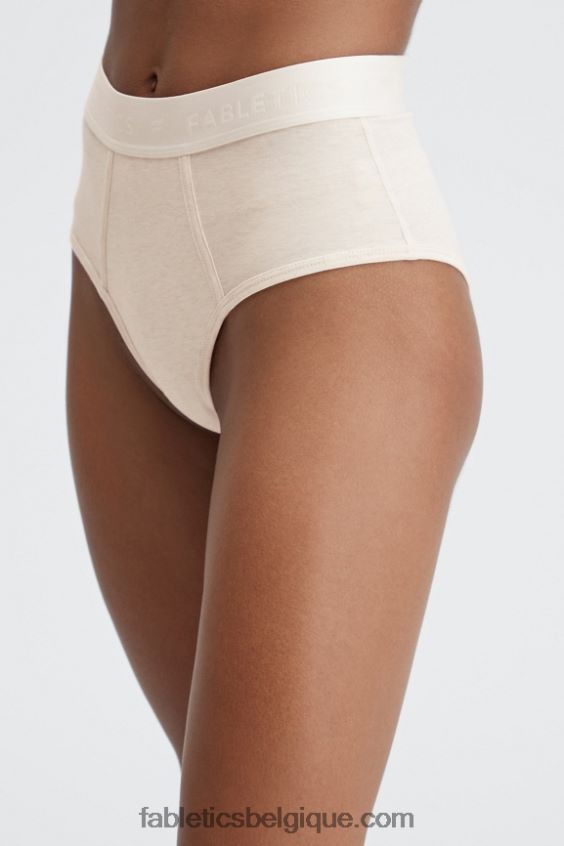 Culotte taille haute 24-7 femmes Fabletics 404P0T2868 bruyère de tapioca