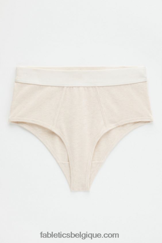 Culotte taille haute 24-7 femmes Fabletics 404P0T2868 bruyère de tapioca