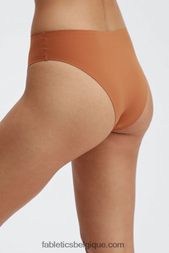 aiko culotte coquine coupe haute contrecollée femmes Fabletics 404P0T2904 brique cuite