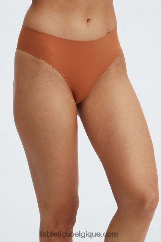 aiko culotte coquine coupe haute contrecollée femmes Fabletics 404P0T2904 brique cuite
