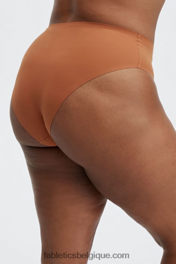 aiko culotte coquine coupe haute contrecollée femmes Fabletics 404P0T2905 brique cuite