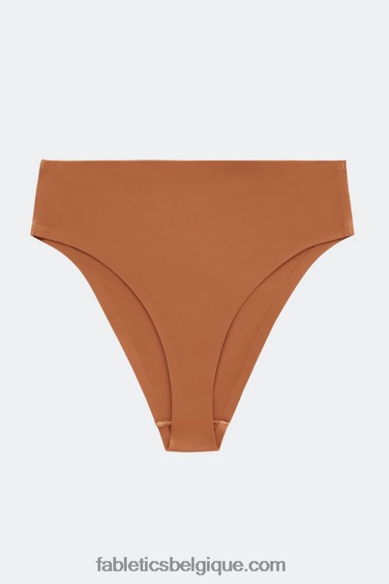 aiko culotte coquine coupe haute contrecollée femmes Fabletics 404P0T2905 brique cuite