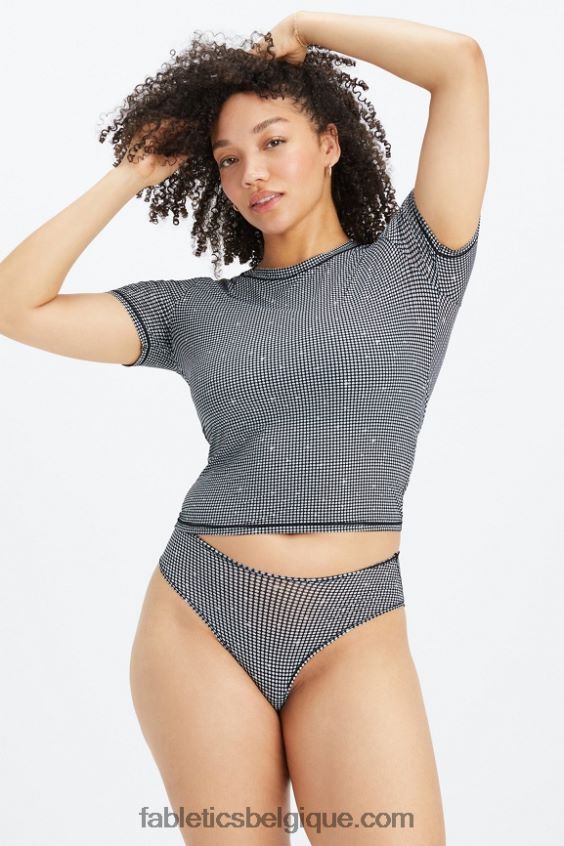 slip classique au toucher fin femmes Fabletics 404P0T2829 bling bling