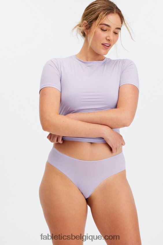 slip classique au toucher fin femmes Fabletics 404P0T2837 ombre