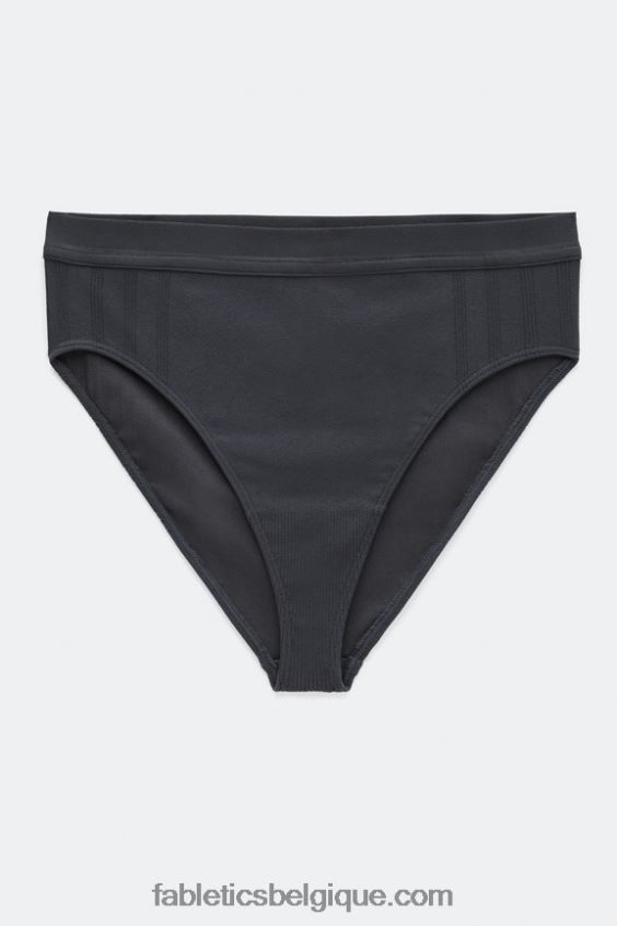 slip taille haute en maille sculpturale femmes Fabletics 404P0T2855 étain