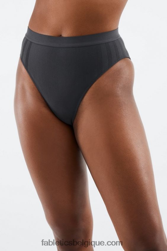 slip taille haute en maille sculpturale femmes Fabletics 404P0T2857 fer