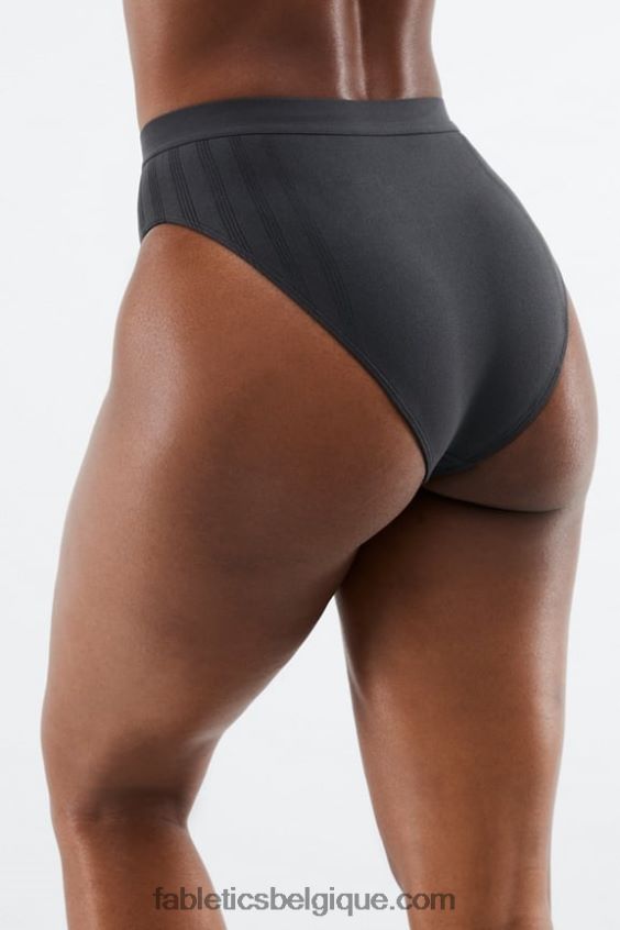 slip taille haute en maille sculpturale femmes Fabletics 404P0T2857 fer