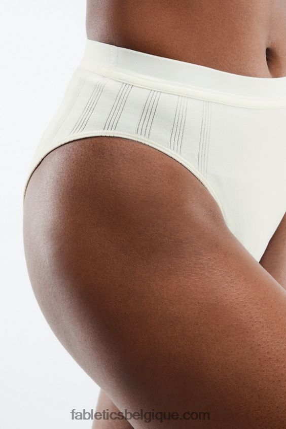 slip taille haute en maille sculpturale femmes Fabletics 404P0T2858 toundra