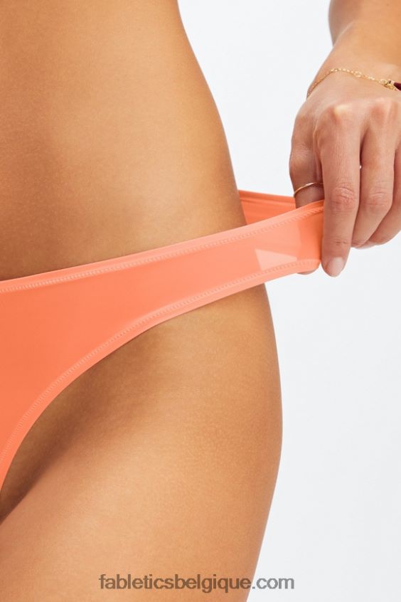 string au toucher fin femmes Fabletics 404P0T2845 corail