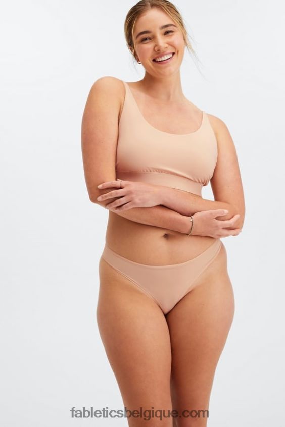 string au toucher fin femmes Fabletics 404P0T2850 chêne