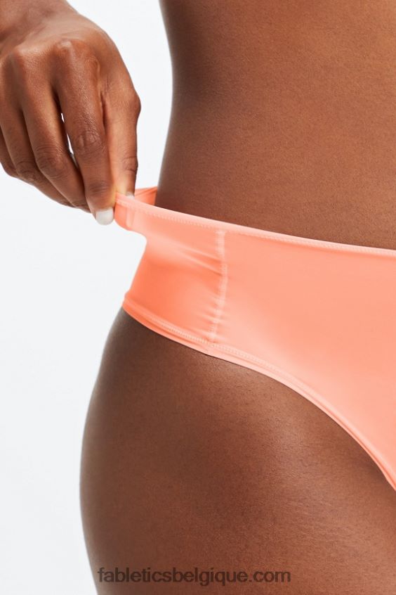 string taille haute au toucher fin femmes Fabletics 404P0T2882 corail