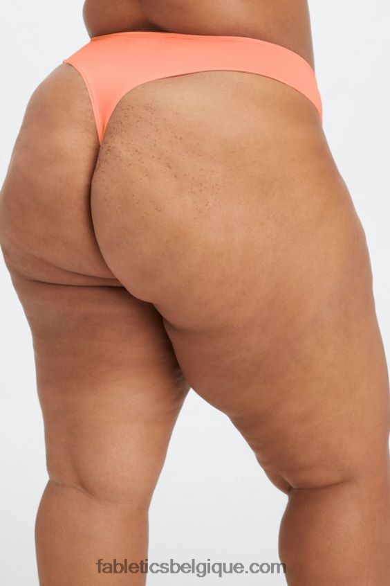 string taille haute au toucher fin femmes Fabletics 404P0T2883 corail