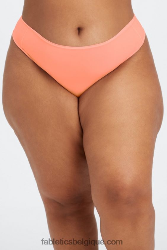 string taille haute au toucher fin femmes Fabletics 404P0T2883 corail