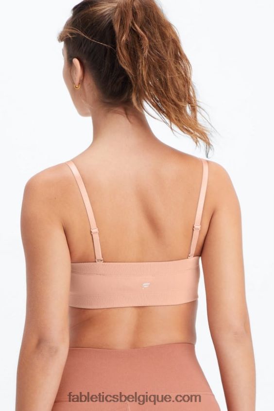 bandeau camilla en maille sculpturale femmes Fabletics 404P0T1578 bois de santal