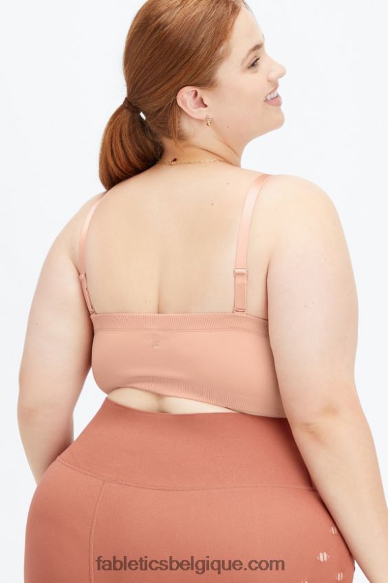bandeau camilla en maille sculpturale femmes Fabletics 404P0T1579 bois de santal