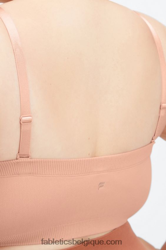 bandeau camilla en maille sculpturale femmes Fabletics 404P0T1579 bois de santal